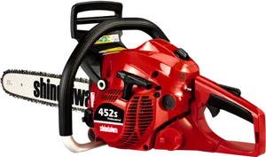 Red Shindaiwa452 S Chainsaw PNG image