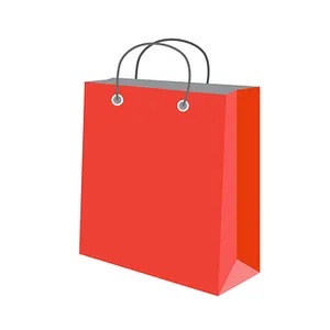 Red Shopping Bag Graphic