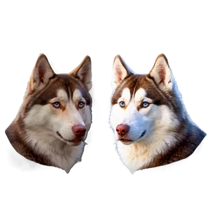 Red Siberian Husky PNG Goq PNG