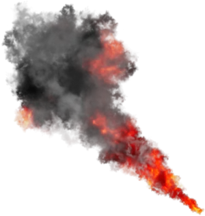 Red Smoke Effect Dark Background PNG image