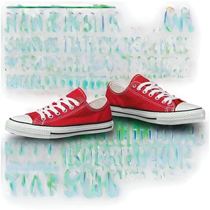 Red Sneakers PNG Gpn