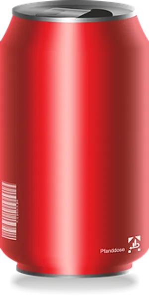 Red Soda Can Mockup