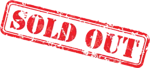 Red Sold Out Stamp PNG image