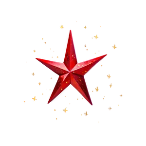 Red Sparkle Stars PNG Ona PNG