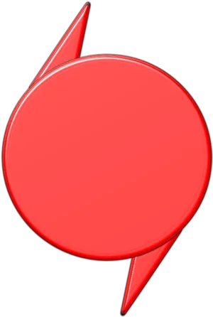 Red Speech Bubble Icon PNG image