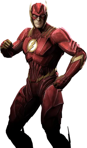 Red Speedster Hero Pose