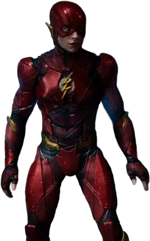 Red Speedster Superhero Costume PNG image