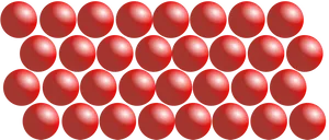 Red Spheres Array PNG image