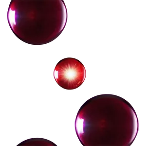 Red Spherical Lens Flare PNG 43