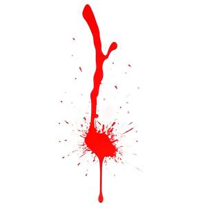 Red Splatter Effect Png 06132024 PNG image