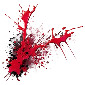 Red Splatter Graffiti PNG 06132024 PNG