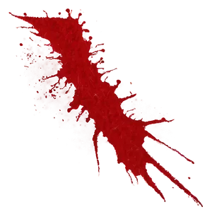 Red Splatter Outline PNG 74