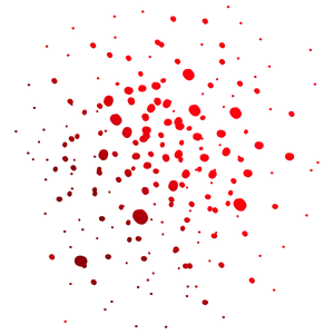 Red Splatter Pattern