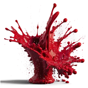 Red Splatter Splash Effect PNG 17 PNG