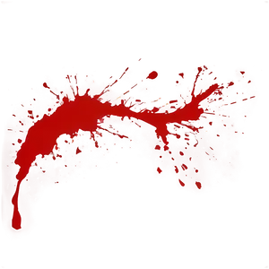 Red Splatter Transparent Background PNG 06132024