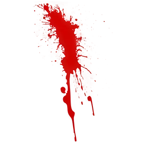 Red Splatter Vector Style PNG Faw43 PNG