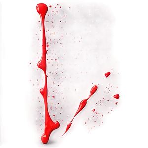 Red Splatter Watercolor Effect PNG Alr59 PNG