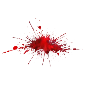 Red Splatter Watercolor Effect PNG Fvi93 PNG