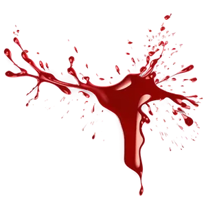 Red Splatter With Transparent Background PNG 06132024 PNG