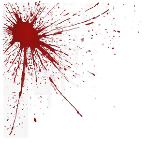Red Splatter With Transparent Background PNG 83 PNG