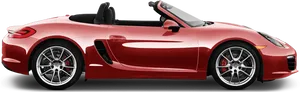 Red Sports Car Convertible H D PNG image