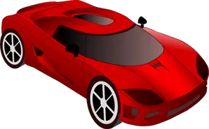 Red Sports Car Illustration PNG image