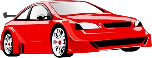 Red Sports Car Illustration