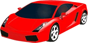 Red Sports Car Illustration.png PNG image