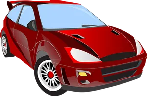 Red Sports Car Illustration