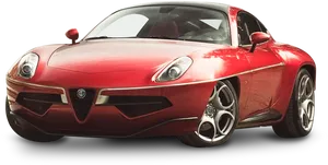 Red Sports Car Isolated PNG image