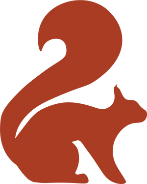 Red_ Squirrel_ Silhouette_ Vector