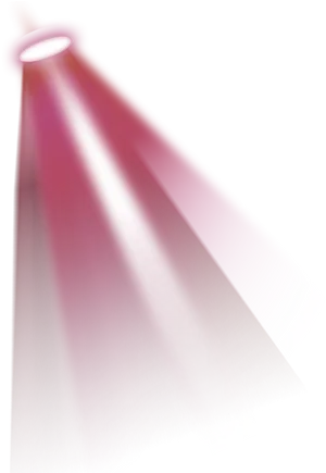 Red Stage Spotlight Beam PNG image