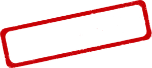 Red Stamp Outline PNG image