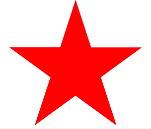 Red Star Graphic PNG image