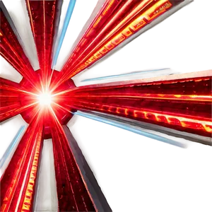 Red Starburst Lens Flare Png 06122024 PNG image