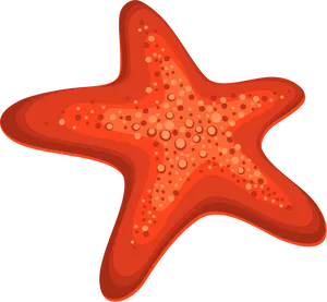 Red Starfish Clipart PNG image