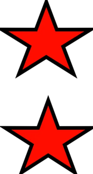 Red Stars Black Background PNG image