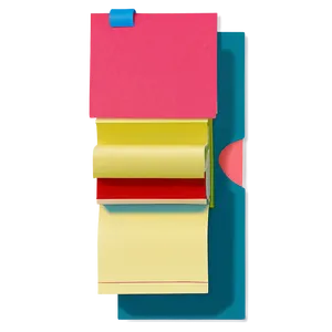 Red Sticky Note Png 05042024 PNG image