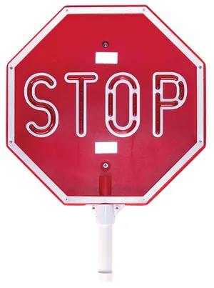 Red Stop Sign Octagon PNG image