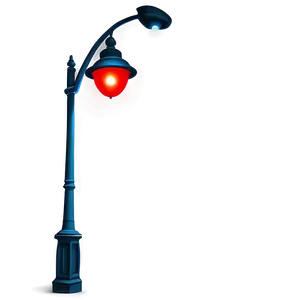 Red Street Light Night Png Iwq PNG image