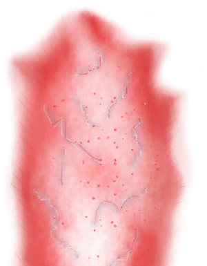 Red Super Saiyan Aura Graphic PNG image