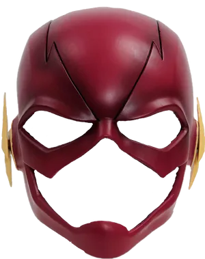Red Superhero Mask Flash Inspired