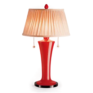 Red Table Lamp PNG 52