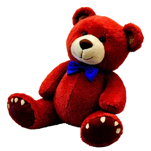 Red Teddy Bear PNG 05212024