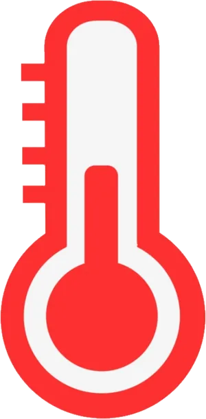 Red Thermometer Icon PNG image