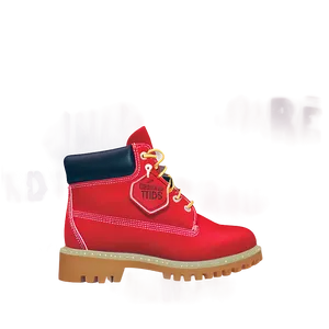 Red Timbs Edition PNG Jel64