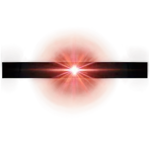 Red Twinkling Lens Flare PNG 06122024