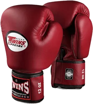 Red Twins Special Boxing Gloves PNG image