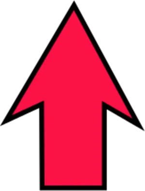 Red Upward Arrow Clipart.png PNG image