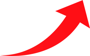 Red Upward Arrow PNG image